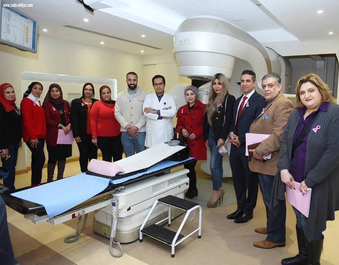 نجوم الإعلام ومسئولو النادي الأهلي في زيارة لـ «بهية»